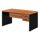 Mesa Escritório 1,20x0,60m -02 Gavetas - WORKSTART - NOGAL SEVILHA/PRETO - 21471