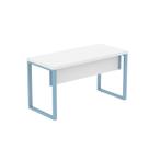 Mesa Escritório 1340x600x750mm M1340pe40tub Branco/Azul Dali