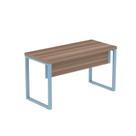 Mesa Escritório 1340x600x750mm M1340pe40tub Walnut/Azul Dali