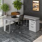 Mesa Escritório 1,50m Gaveteiro 3 Gavetas e Chave F5 Office