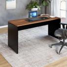 Mesa Escritório 160cm x 70cm Pés Painel Escrivaninha F5 Mesa Escritório 160cm x 70cm Pés Painel Escrivaninha F5