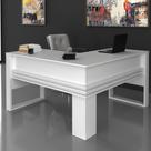Mesa Escritório De Canto Multimóveis Cr25042 Branca Mesa Escritório De Canto Multimóveis Cr25042 Branca