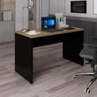 Mesa Escritório Diretor 120cm Tampo Com Pé Painel Amadeirado Claro E Preto Yescasa Mesa Escritório Diretor 120cm Tampo Com Pé Painel Amadeirado Claro E Preto Yescasa