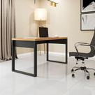 Mesa Escritório Escrivaninha 1,35m Linha Industrial 100% MDF