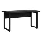 Mesa Escritório PÉ QUADRO - 1,70x0,70m - S/ Gavetas - PRETO / PRETO - 26003