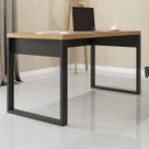 Mesa Escrivaninha 100% Mdf Industrial Concept 135 Cm Freijó/Preto Fosco - Panorama Móveis Mesa Escrivaninha 100% Mdf Industrial Concept 135 Cm Freijó/Preto Fosco - Panorama Móveis