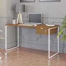 Mesa Escrivaninha 136cm com 1 Gaveta em Estilo Industrial CMC623 Kappesberg Industrial