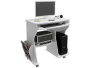 Mesa Escrivaninha 160 3 Nichos Branco - Artely