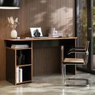 Mesa Escrivaninha Athenas Nature 115cm com Nichos para Escritório Mesa Escrivaninha Athenas Nature 115cm com Nichos para Escritório