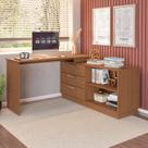 Mesa Escrivaninha com Cômoda com 3 Gavetas e 2 Nichos American
