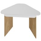 Mesa Escrivaninha de Canto Home Office Trinity A02 Olmo Branco - Lyam Decor