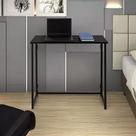 Mesa Escrivaninha Dobrável Notebook Estudo Trabalho Aparador MDF Preta