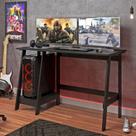Mesa Escrivaninha Escritório Gamer com Espaço p/ CPU 120cm x 74cm