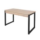 Mesa Escrivaninha Estudo Escritório Ciplafe Office Tubo Preto Fosco com Tampo Madeira MDP Laminado 1,20M X 0,60M Mesa Escrivaninha Estudo Escritório Ciplafe Office Tubo Preto Fosco com Tampo Madeira MDP Laminado 1,20M X 0,60M