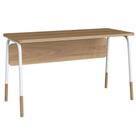 Mesa Escrivaninha Flexus 136cm - Hanover E Branco