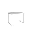 Mesa Escrivaninha Grécia 80x46cm Tampo de Madeira Base Ferro Modelo Industrial