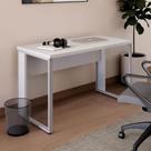 Mesa Escrivaninha Industrial 120cm x 60cm Pé Metal F5 Office