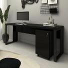 Mesa Escrivaninha Industrial 170cm com Gaveteiro e Pés Metal Mesa Escrivaninha Industrial 170cm com Gaveteiro e Pés Metal