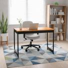 Mesa Escrivaninha Industrial Moderna Reforçada para Home Office e Estudo