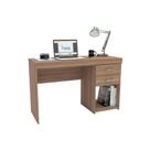 Mesa Escrivaninha Juvenil Malta c/ 2 Gavetas Castanho - Politorno