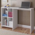 Mesa Escrivaninha Matrix 4 Nichos Branco - Artely Mesa Escrivaninha Matrix 4 Nichos Branco - Artely