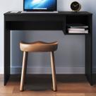 Mesa Escrivaninha Noronha 1 Nicho Preto Fosco - Genialflex