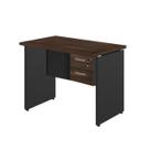Mesa Escrivaninha para Escritório 1,20x0,60m com 2 Gavetas WORKSTART MARSALA