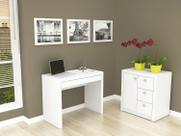 Mesa Escrivaninha para Estudo com 1 Gaveta 74x90 Cm ME4107 Branco