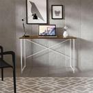Mesa Escrivaninha Para Estudo Office 0,76 Cm Miami Imbuia/ Branco Mesa Escrivaninha Para Estudo Office 0,76 Cm Miami Imbuia/ Branco