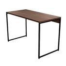 Mesa Escrivaninha para Estudos Notebook Estilo Industrial FIT 90 x 45 Noce Oro
