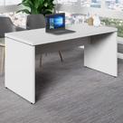 Mesa Escrivaninha Reta Industrial 170cm Pés Metal