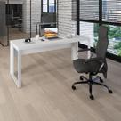 Mesa Escrivaninha Reta Industrial 170cmx70cm Br Pé Metal F5 Mesa Escrivaninha Reta Industrial 170cmx70cm Br Pé Metal F5