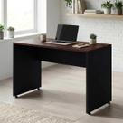 Mesa Escrivaninha Retangular 120cm x 60cm Escritório Pé Painel com Passa Cabos F5 Office