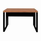 Mesa Escrivaninha Retangular Office 120cm Pé Quadro Web Office