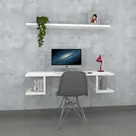 Mesa Escrivaninha Suspensa MDF Grande Tv ou Estudo 90