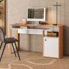 Mesa Escrivaninha Versa Home Telasul 1 Porta Freijó /Branco - Telasul