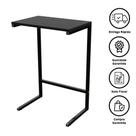 Mesa Estilo Industrial Lateral Sofá Apoio Notebook Livro Leitura Estilo Industrial