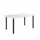 Mesa Estrutura Preta Mp1010-tp800 Tampo 1500x800x45mm Preto/branco Mesa Estrutura Preta Mp1010-tp800 Tampo 1500x800x45mm Preto/branco