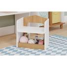 Mesa Estudantil Infantil com regulagem de altura e cadeira Casinha Branco Nature