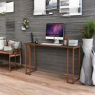 Mesa Estudo 120cm pés Pretos Modelo luxo Escritorio