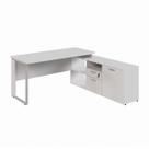 Mesa Executiva 170cm com Armário Lateral 2 Portas 1 Gaveta Magna Maxicasa (ATC1717 - Gebb Work) Cor:Cinza Cristal Mesa Executiva 170cm com Armário Lateral 2 Portas 1 Gaveta Magna Maxicasa (ATC1717 - Gebb Work) Cor:Cinza Cristal