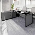 Mesa Executiva 1,80m c/ Armário Lateral e Cx de Tomadas F5