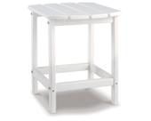 Mesa externa com design exclusivo de Ashley Sundown White 48x38x46cm