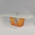 Mesa Fenix 180x90 MDF/Vidro Bom Pastor