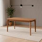 Mesa Ficus Natuame 77cm X 80cm X 160cm Tampo em Mdf