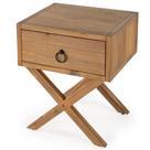 Mesa final Butler Specialty Lark Natural Wood com 1 gaveta