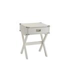 Mesa final Ergode 1 gaveta Metal Corner Wooden X Base