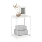 Mesa final Furinno Simplistic Industrial Metal Frame White Mesa final Furinno Simplistic Industrial Metal Frame White