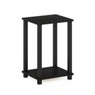 Mesa final Furinno Simplistic, pacote com 2 unidades de café expresso/preto Mesa final Furinno Simplistic, pacote com 2 unidades de café expresso/preto