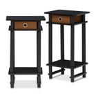 Mesa final Furinno Turn-N-Tube, pacote com 2 unidades de café expresso